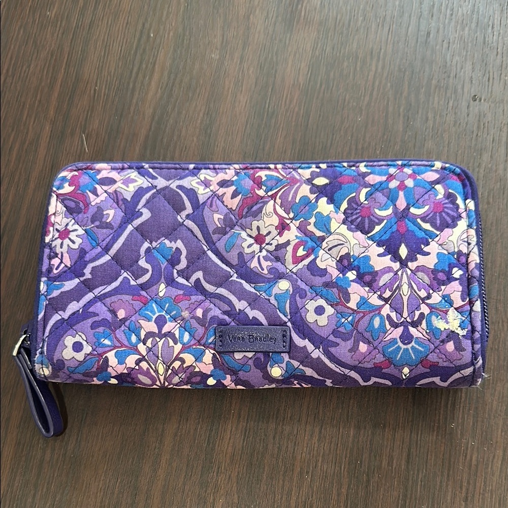 Vera Bradley Purple Floral Women's Wallet